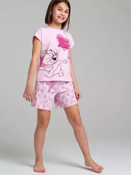 Комплект трикотажный фуфайка футболка шорты