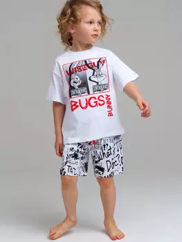 Комплект трикотажный фуфайка футболка шорты