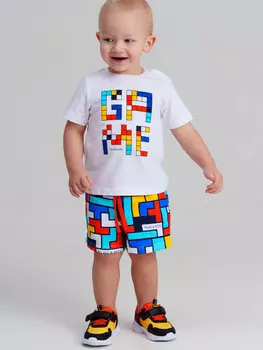 Комплект трикотажный фуфайка футболка шорты