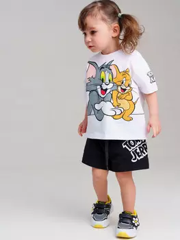 Комплект трикотажный фуфайка футболка шорты