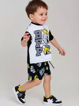 Комплект трикотажный фуфайка футболка шорты