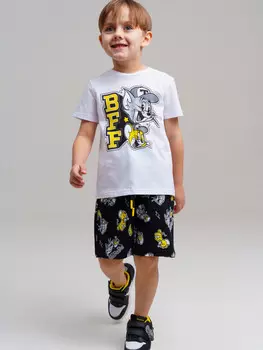 Комплект трикотажный фуфайка футболка шорты