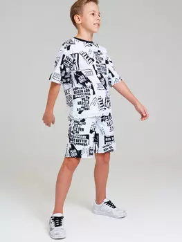 Комплект трикотажный фуфайка футболка шорты