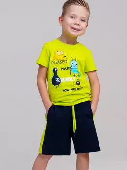 Комплект трикотажный фуфайка футболка шорты