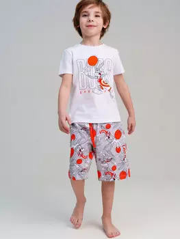 Комплект трикотажный фуфайка футболка шорты