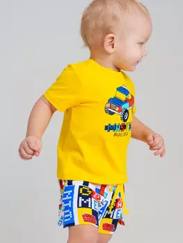 Комплект трикотажный фуфайка футболка шорты