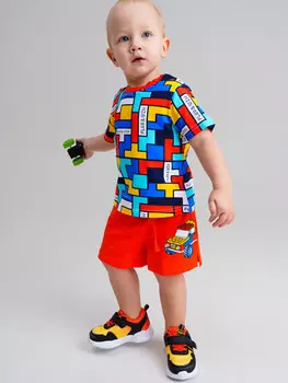 Комплект трикотажный фуфайка футболка шорты