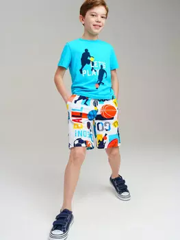 Комплект трикотажный фуфайка футболка шорты