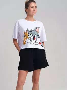 Комплект трикотажный фуфайка футболка шорты