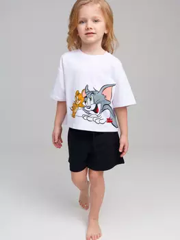 Комплект трикотажный фуфайка футболка шорты