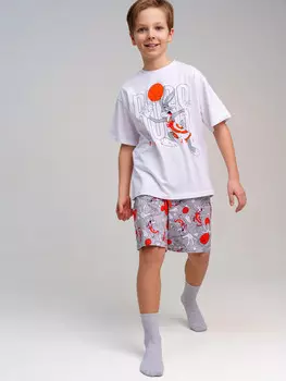 Комплект трикотажный фуфайка футболка шорты