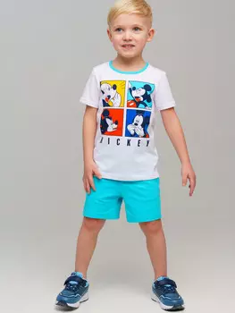 Комплект трикотажный фуфайка футболка шорты