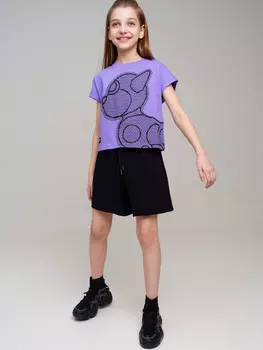 Комплект трикотажный фуфайка футболка шорты