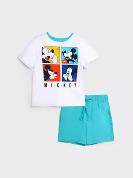 Комплект трикотажный фуфайка футболка шорты