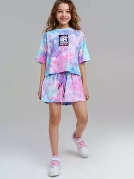 Комплект трикотажный фуфайка футболка шорты