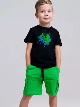 Комплект трикотажный фуфайка футболка шорты