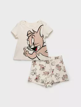 Комплект трикотажный фуфайка футболка шорты