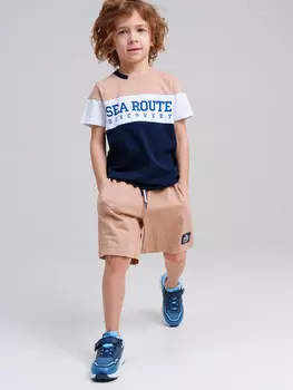 Комплект трикотажный фуфайка футболка шорты