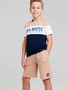 Комплект трикотажный фуфайка футболка шорты