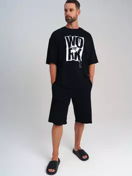 Комплект трикотажный фуфайка футболка шорты