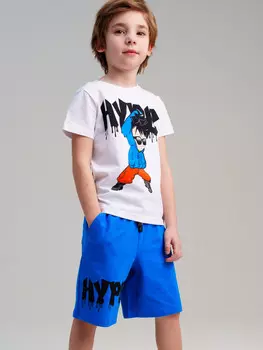 Комплект трикотажный фуфайка футболка шорты