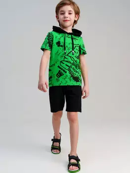 Комплект трикотажный фуфайка футболка шорты