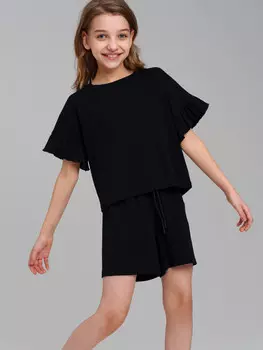 Комплект трикотажный фуфайка футболка шорты