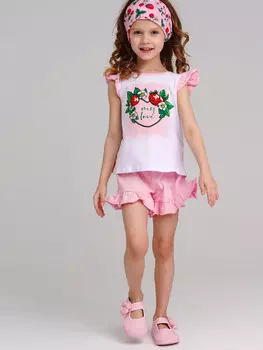 Комплект трикотажный фуфайка футболка шорты