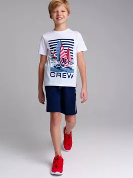 Комплект трикотажный фуфайка футболка шорты