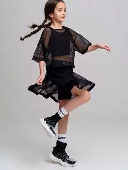 Комплект трикотажный фуфайка футболка топ шорты