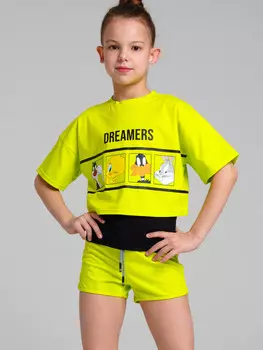 Комплект трикотажный майка шорты фуфайка футболка