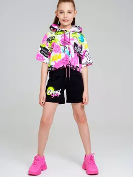 Комплект трикотажный майка шорты фуфайка футболка