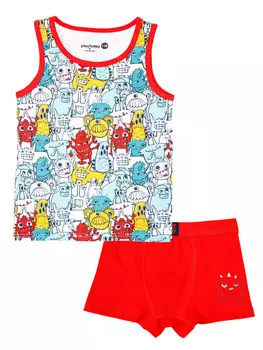 Комплект трикотажный майка трусы