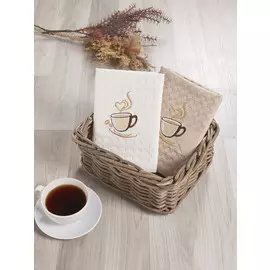 Комплект вафельных полотенец