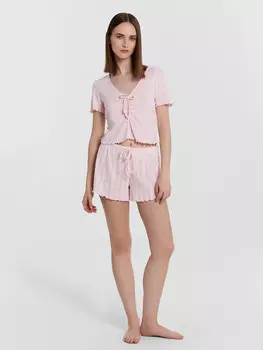 Комплект домашний женский розовый