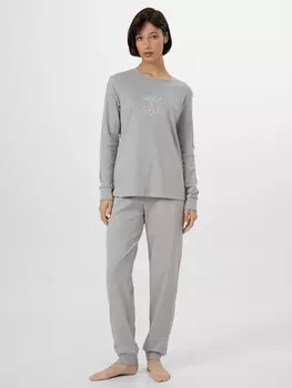 Комплект женский домашний серый с надписью
