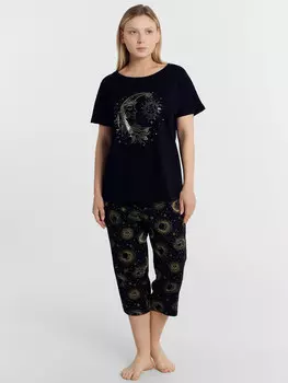 Комплект женский (джемпер, капри)