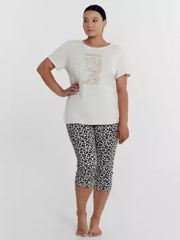 Комплект женский (джемпер, капри)