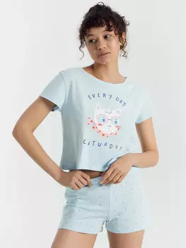 Комплект женский (джемпер, шорты)