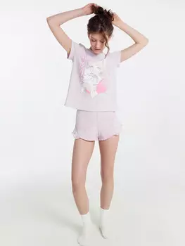 Комплект женский (джемпер, шорты)