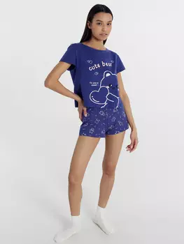 Комплект женский (джемпер, шорты)