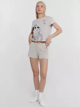 Комплект женский (джемпер, шорты)