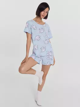 Комплект женский (джемпер, шорты)