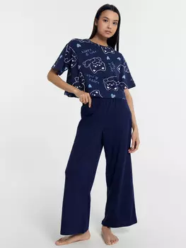 Комплект женский (футболка, бриджи)