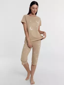 Комплект женский (футболка, бриджи)