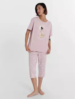 Комплект женский (футболка, бриджи)