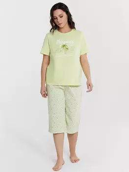 Комплект женский (футболка, бриджи)