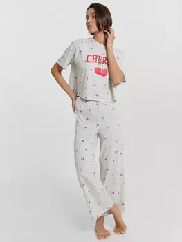 Комплект женский (футболка, бриджи)