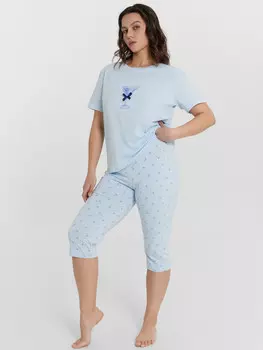 Комплект женский (футболка, бриджи)