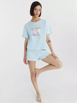 Комплект женский (футболка, шорты)